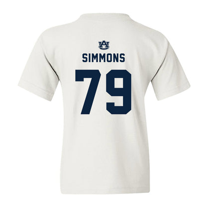 Auburn - NCAA Football : Jo Simmons - Replica Shersey Youth T-Shirt-1