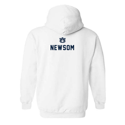 Auburn - NCAA Football : Xavier Newsom - Replica Shersey Hooded Sweatshirt-1