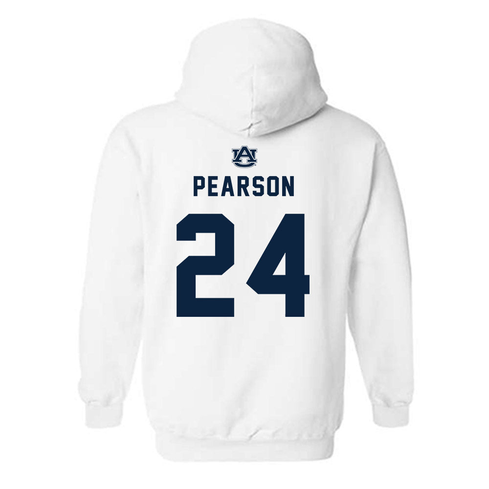 Auburn - NCAA Men's Basketball : Bradley Pearson - Replica Shersey Hooded Sweatshirt-1