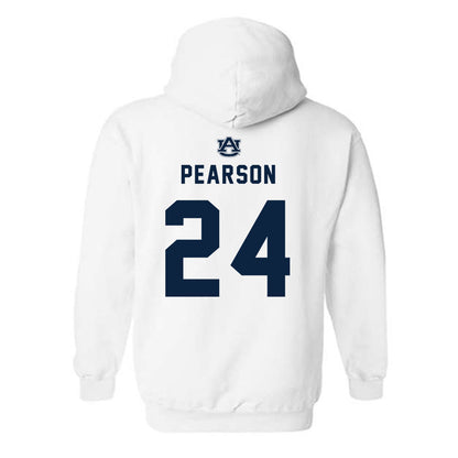 Auburn - NCAA Men's Basketball : Bradley Pearson - Replica Shersey Hooded Sweatshirt-1