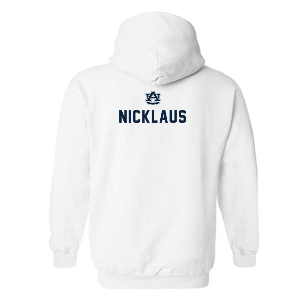Auburn - NCAA Equestrian : Frankie Nicklaus - Replica Shersey Hooded Sweatshirt-1
