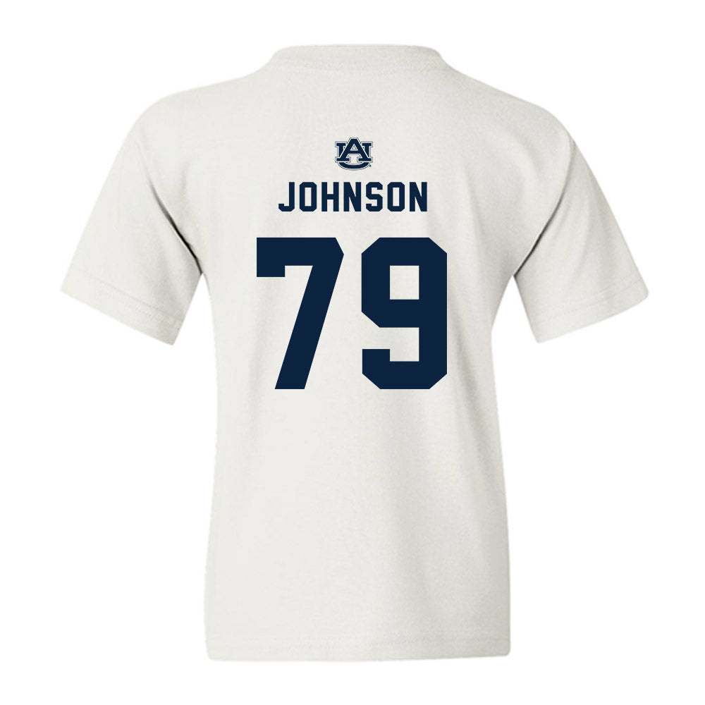 Auburn - NCAA Football : Tyler Johnson - Replica Shersey Youth T-Shirt-1