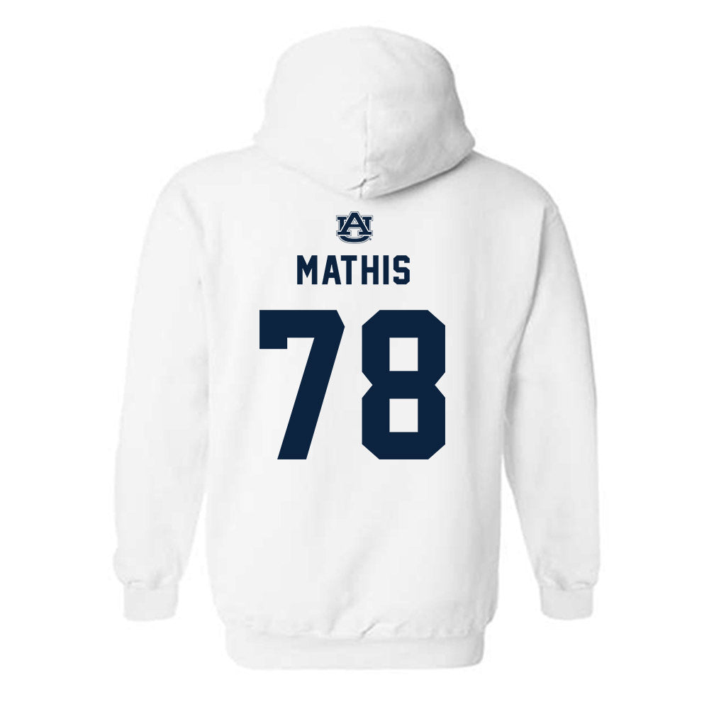 Auburn - NCAA Football : Mason Mathis - Replica Shersey Hooded Sweatshirt-1
