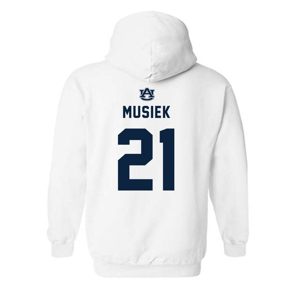 Auburn - NCAA Women's Soccer : Emma Musiek - Replica Shersey Hooded Sweatshirt-1