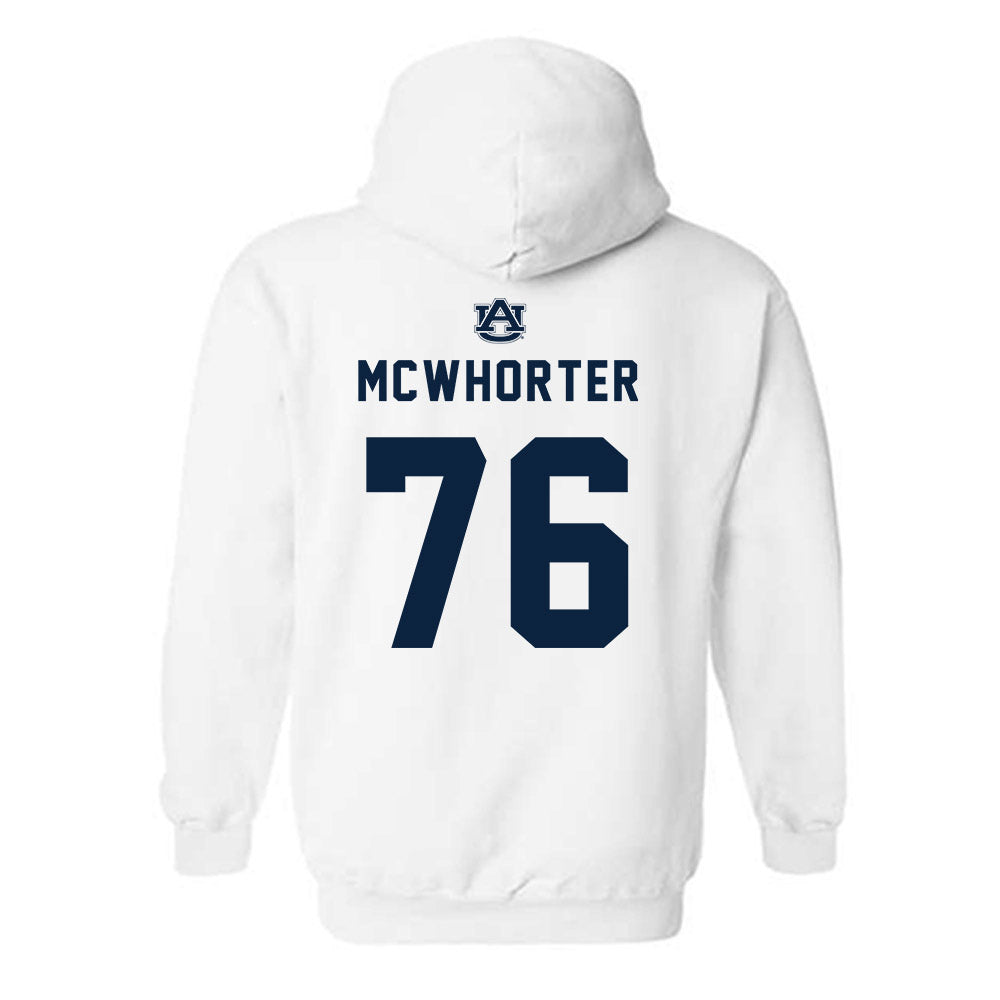 Auburn - NCAA Football : Bear McWhorter - Replica Shersey Hooded Sweatshirt-1