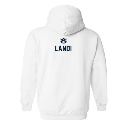 Auburn - NCAA Women's Swimming & Diving : Juliette Landi - Replica Shersey Hooded Sweatshirt-1