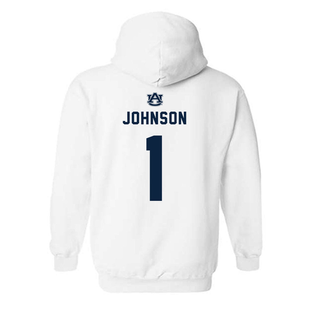 Auburn - NCAA Football : Donovan Johnson - Replica Shersey Hooded Sweatshirt-1