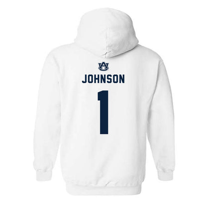 Auburn - NCAA Football : Donovan Johnson - Replica Shersey Hooded Sweatshirt-1