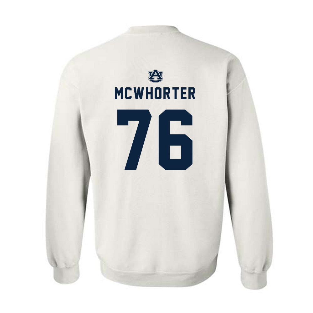 Auburn - NCAA Football : Bear McWhorter - Replica Shersey Crewneck Sweatshirt-1