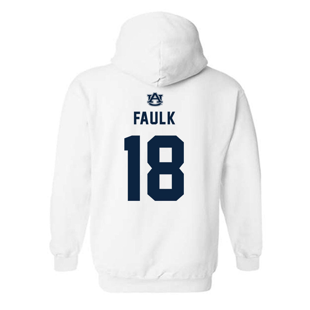 Auburn - NCAA Football : J.J. Faulk - Replica Shersey Hooded Sweatshirt-1