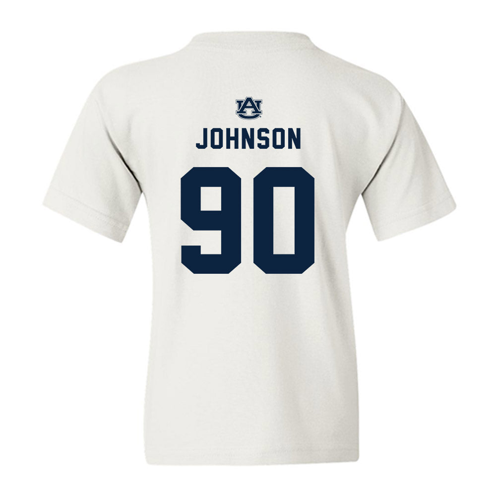 Auburn - NCAA Football : Nathan Johnson - Replica Shersey Youth T-Shirt-1