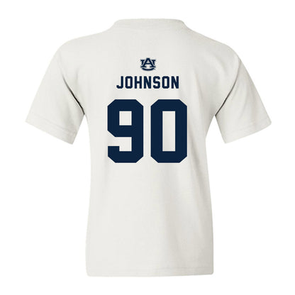 Auburn - NCAA Football : Nathan Johnson - Replica Shersey Youth T-Shirt-1