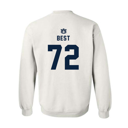 Auburn - NCAA Football : Cole Best - Replica Shersey Crewneck Sweatshirt-1