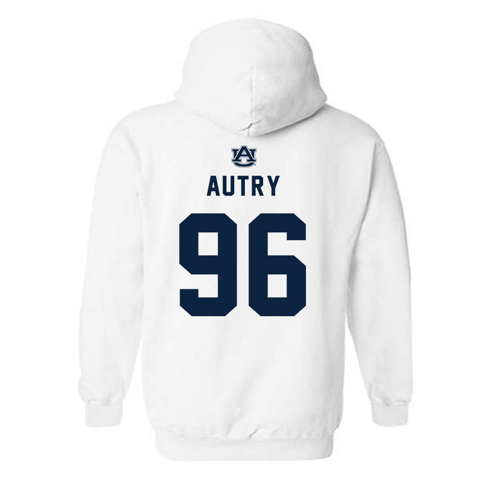 Auburn - NCAA Football : Malik Autry - Replica Shersey Hooded Sweatshirt-1