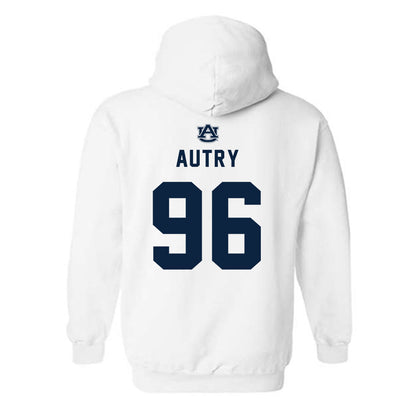 Auburn - NCAA Football : Malik Autry - Replica Shersey Hooded Sweatshirt-1