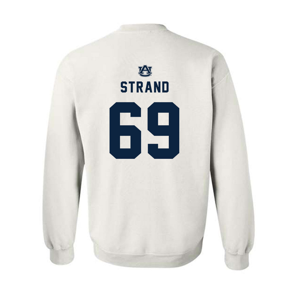 Auburn - NCAA Football : Jacob Strand - Replica Shersey Crewneck Sweatshirt-1