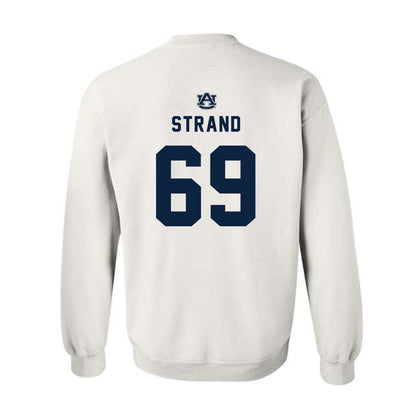 Auburn - NCAA Football : Jacob Strand - Replica Shersey Crewneck Sweatshirt-1