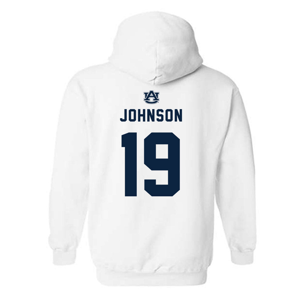 Auburn - NCAA Football : Jake Johnson - Replica Shersey Hooded Sweatshirt-1