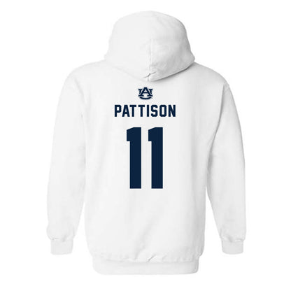 Auburn - NCAA Women's Soccer : Eva Pattison - Replica Shersey Hooded Sweatshirt-1