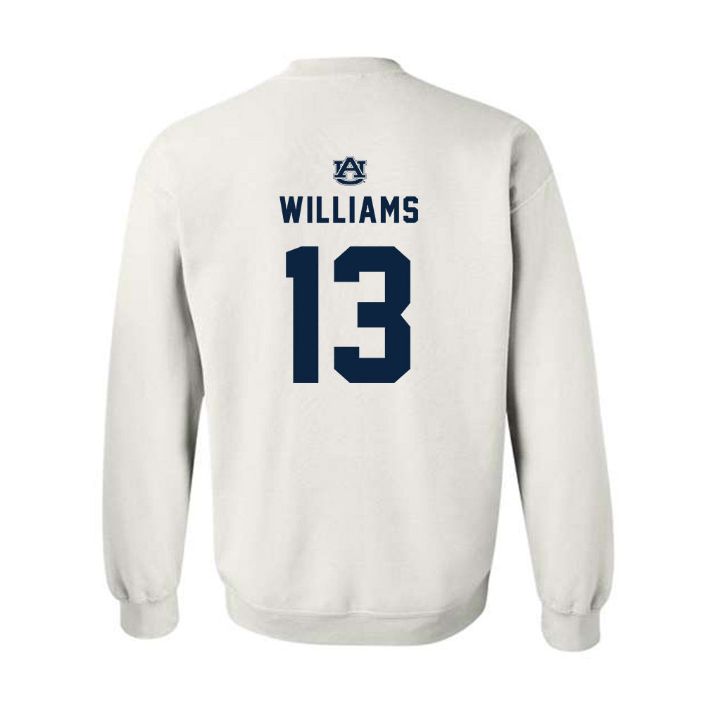Auburn - NCAA Men's Basketball : Corey Williams - Replica Shersey Crewneck Sweatshirt-1