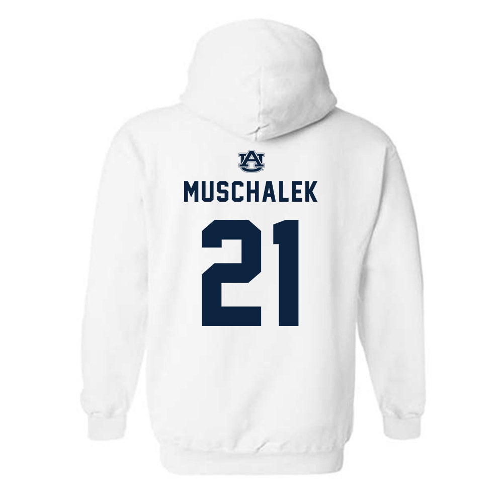Auburn - NCAA Men's Basketball : Blake Muschalek - Replica Shersey Hooded Sweatshirt