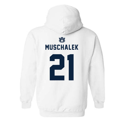 Auburn - NCAA Men's Basketball : Blake Muschalek - Replica Shersey Hooded Sweatshirt