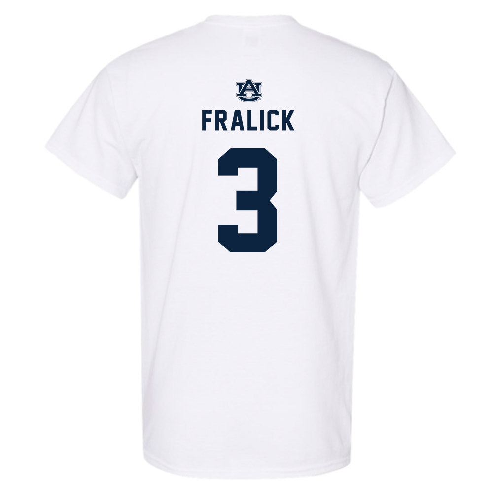 Auburn - NCAA Baseball : Chase Fralick - Replica Shersey T-Shirt-1