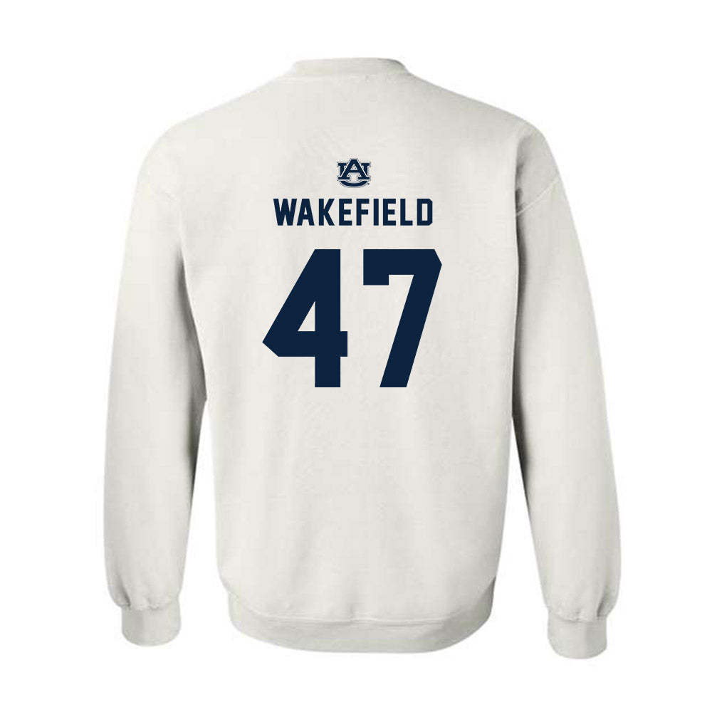 Auburn - NCAA Football : Travis Wakefield - Replica Shersey Crewneck Sweatshirt-1