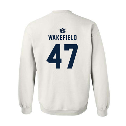 Auburn - NCAA Football : Travis Wakefield - Replica Shersey Crewneck Sweatshirt-1