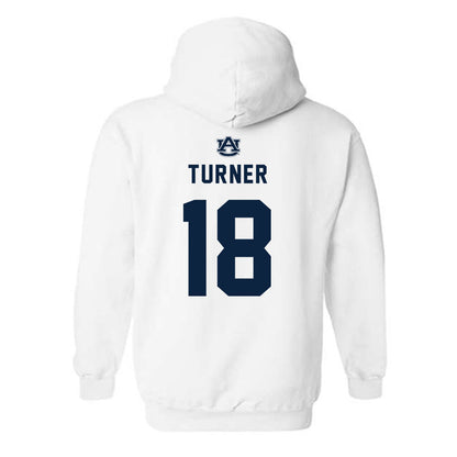Auburn - NCAA Football : Sam Turner - Replica Shersey Hooded Sweatshirt-1
