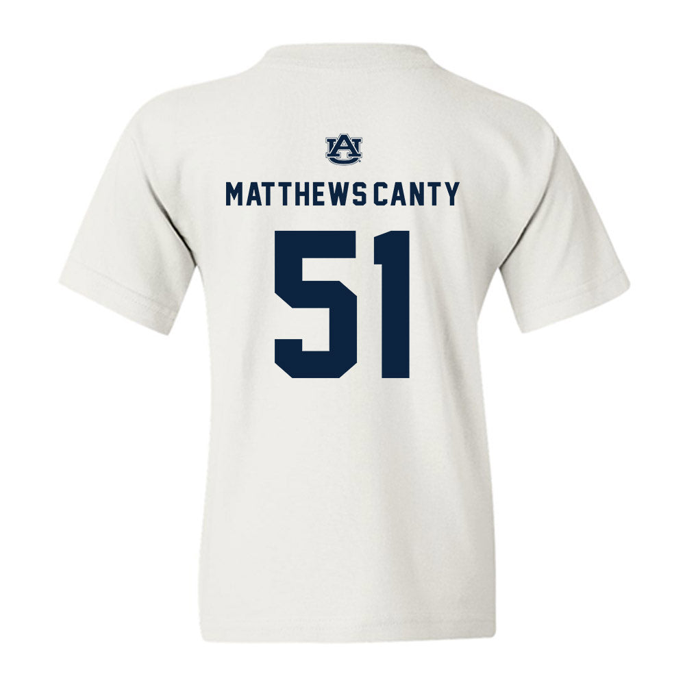 Auburn - NCAA Football : Michael Matthews-Canty - Replica Shersey Youth T-Shirt-1