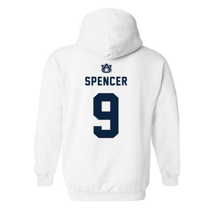 Auburn - NCAA Football : Deshawn Spencer - Replica Shersey Hooded Sweatshirt-1