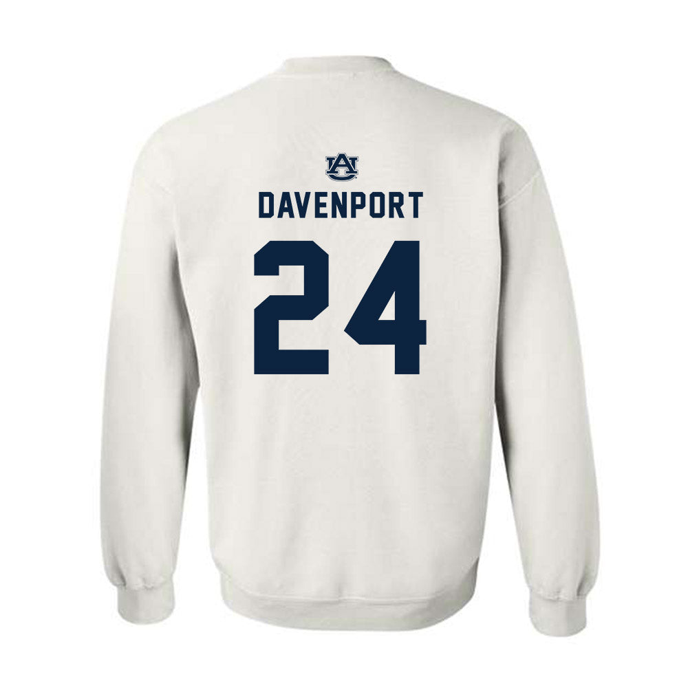 Auburn - NCAA Football : Nykahi Davenport - Replica Shersey Crewneck Sweatshirt-1