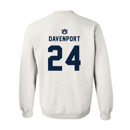 Auburn - NCAA Football : Nykahi Davenport - Replica Shersey Crewneck Sweatshirt-1