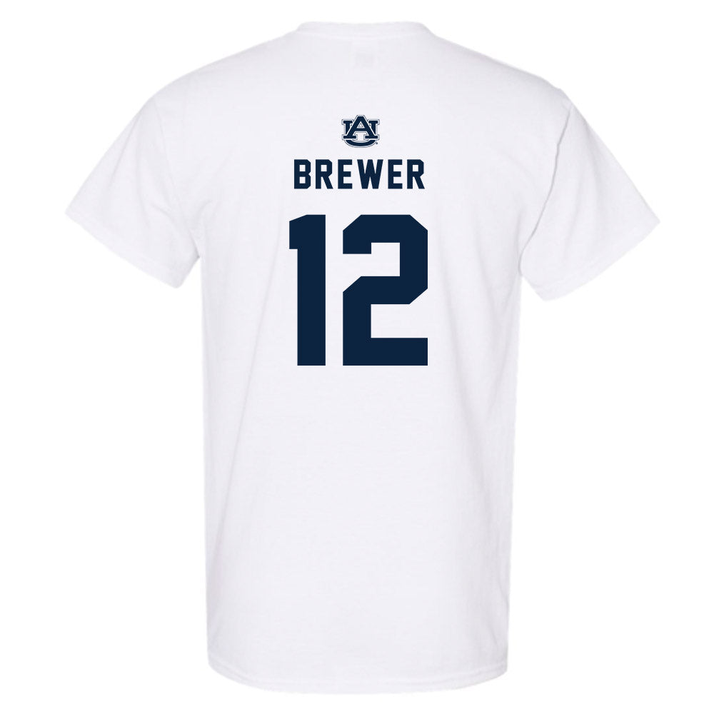 Auburn - NCAA Baseball : Garrett Brewer - Replica Shersey T-Shirt-1