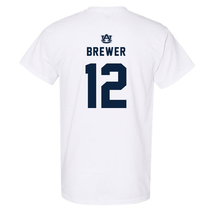 Auburn - NCAA Baseball : Garrett Brewer - Replica Shersey T-Shirt-1