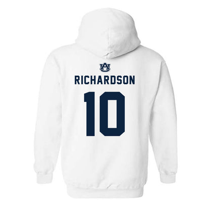 Auburn - NCAA Women's Basketball : Sania Richardson - Replica Shersey Hooded Sweatshirt-1