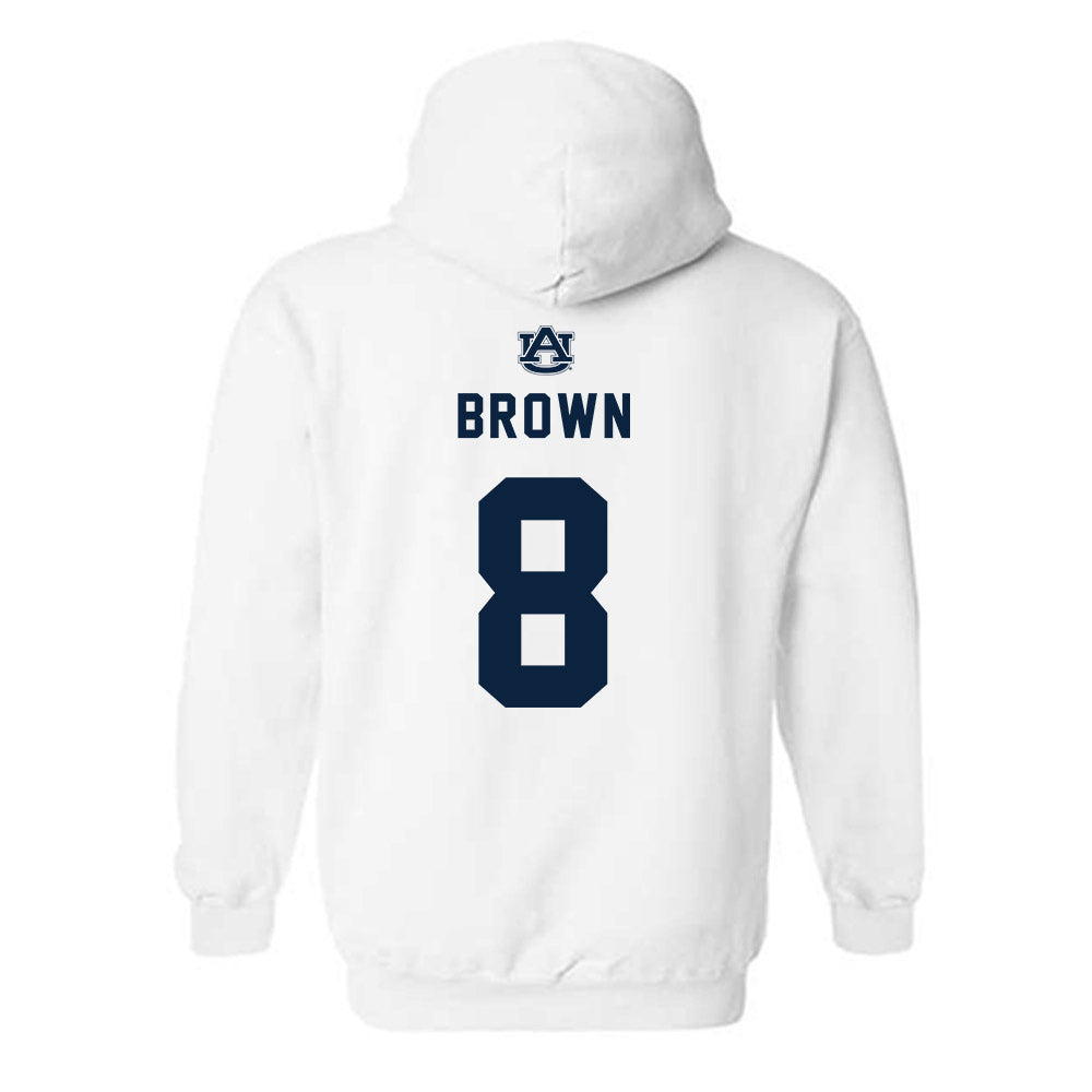 Auburn - NCAA Women's Soccer : Gracie Brown - Replica Shersey Hooded Sweatshirt-1