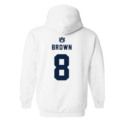 Auburn - NCAA Women's Soccer : Gracie Brown - Replica Shersey Hooded Sweatshirt-1