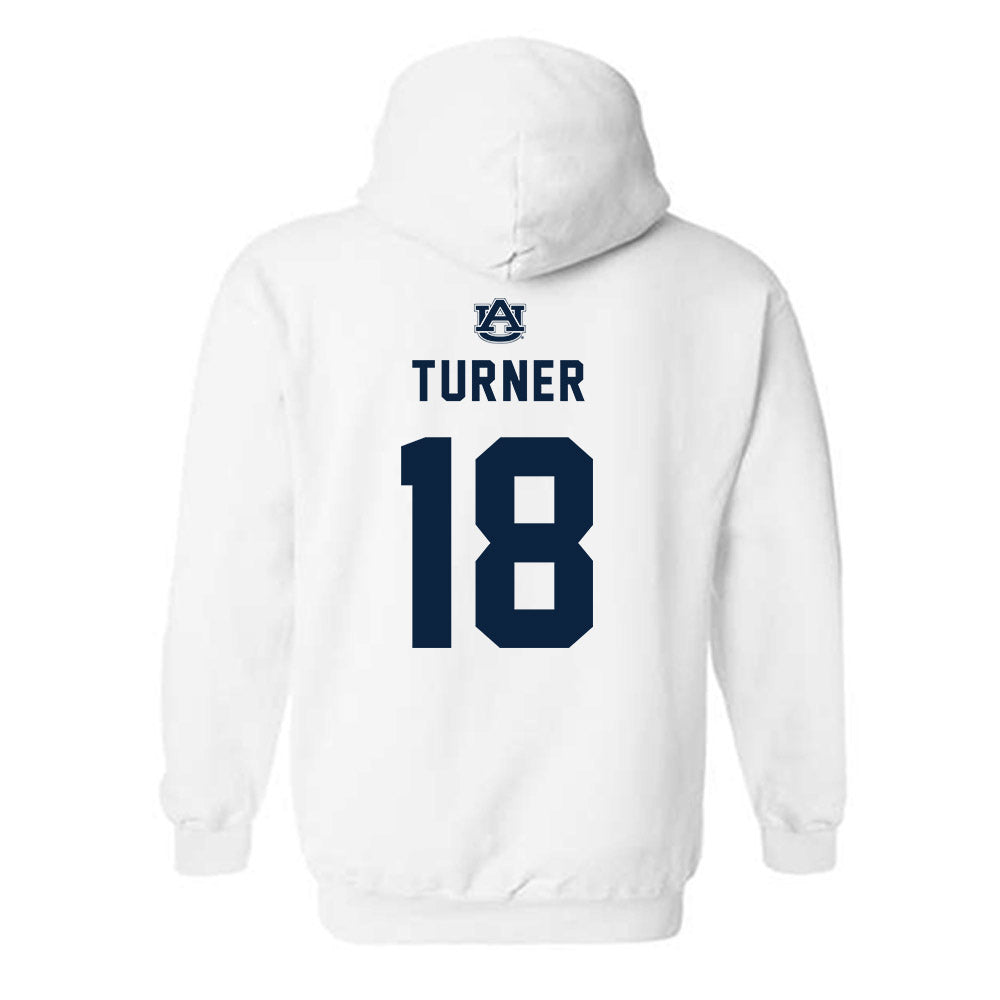 Auburn - NCAA Football : Samuel Turner - Replica Shersey Hooded Sweatshirt-1