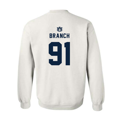 Auburn - NCAA Football : Tavian Branch - Replica Shersey Crewneck Sweatshirt-1