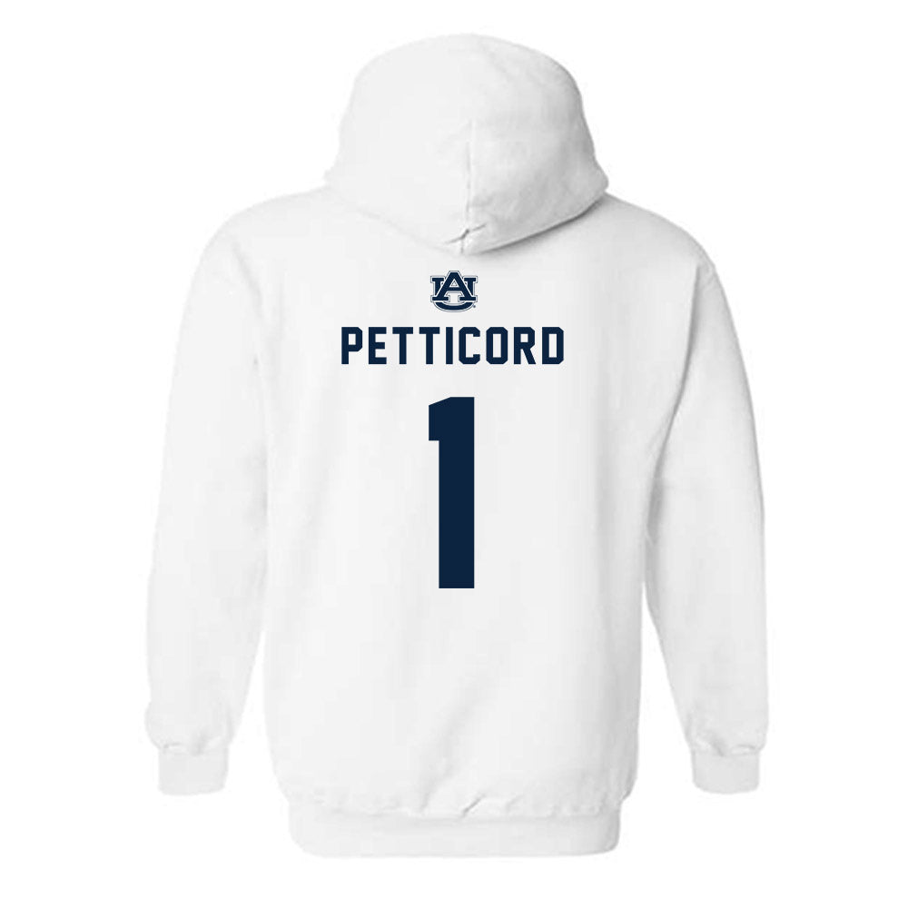 Auburn - NCAA Women's Basketball : Mya Petticord - Replica Shersey Hooded Sweatshirt-1