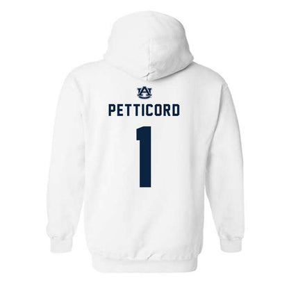 Auburn - NCAA Women's Basketball : Mya Petticord - Replica Shersey Hooded Sweatshirt-1