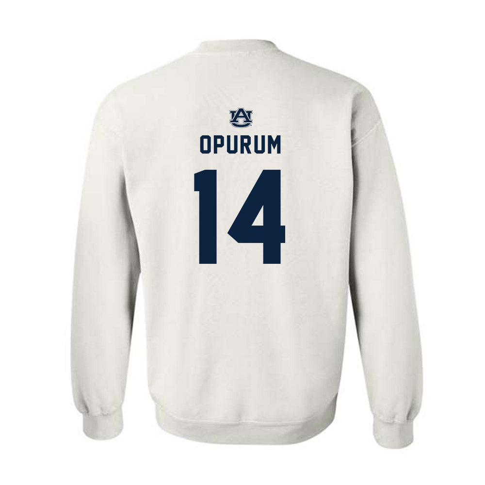 Auburn - NCAA Men's Basketball : Macdonald Opurum - Replica Shersey Crewneck Sweatshirt-1