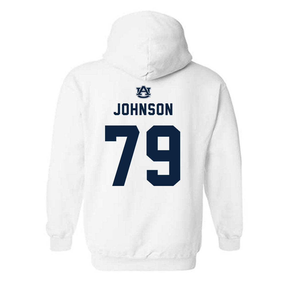 Auburn - NCAA Football : Tyler Johnson - Replica Shersey Hooded Sweatshirt-1