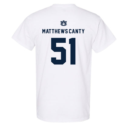 Auburn - NCAA Football : Michael Matthews-Canty - Replica Shersey T-Shirt-1