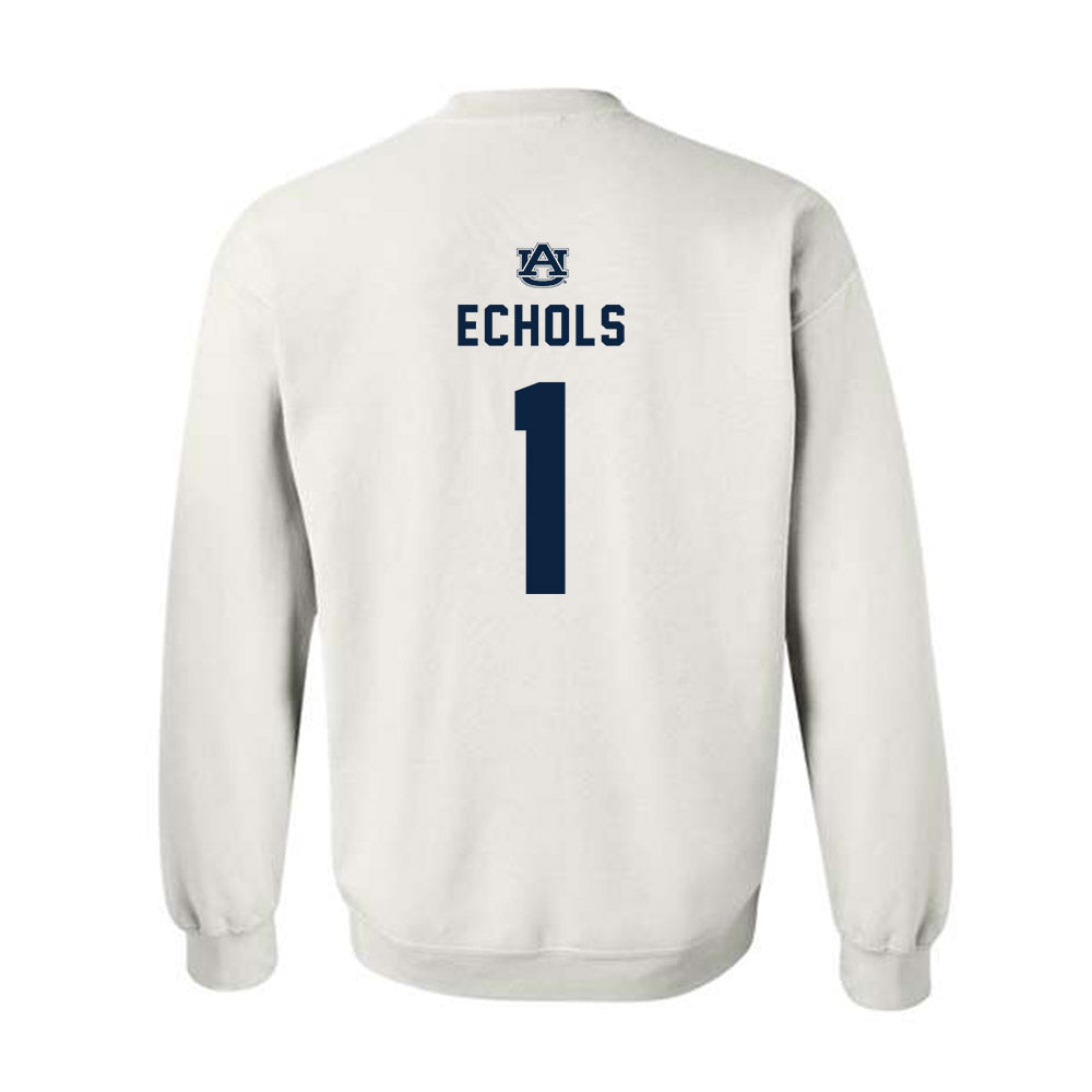 Auburn - NCAA Football : Jonathan Echols - Replica Shersey Crewneck Sweatshirt-1