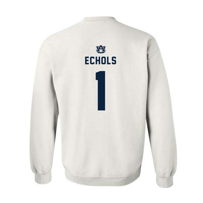 Auburn - NCAA Football : Jonathan Echols - Replica Shersey Crewneck Sweatshirt-1