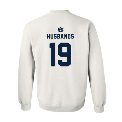 Auburn - NCAA Women's Soccer : Kennedy Husbands - Replica Shersey Crewneck Sweatshirt-1