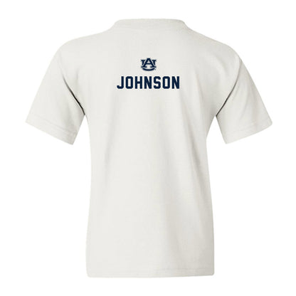 Auburn - NCAA Men's Swimming & Diving : Bradford Johnson - Replica Shersey Youth T-Shirt-1